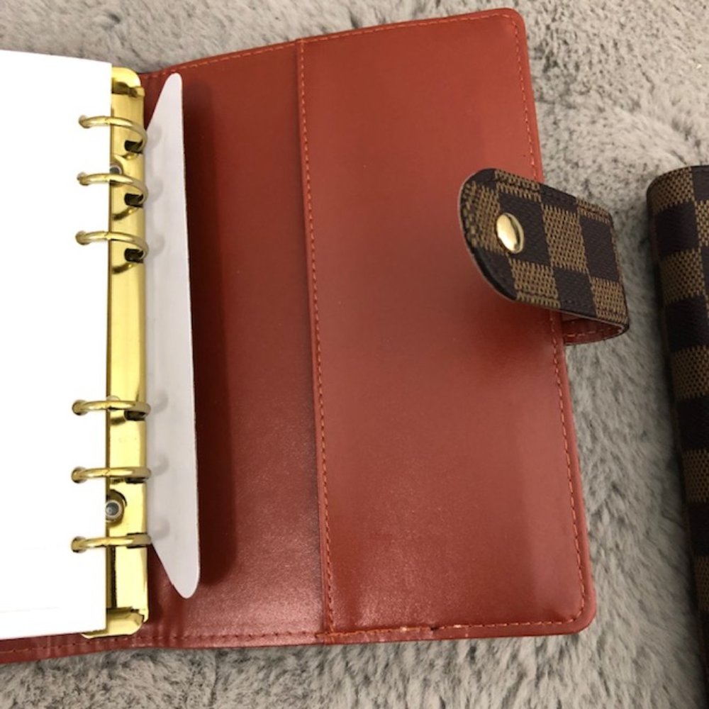 Brown Checkered  A6 Agenda Planner - Budget Binder - Picture 7 of 8
